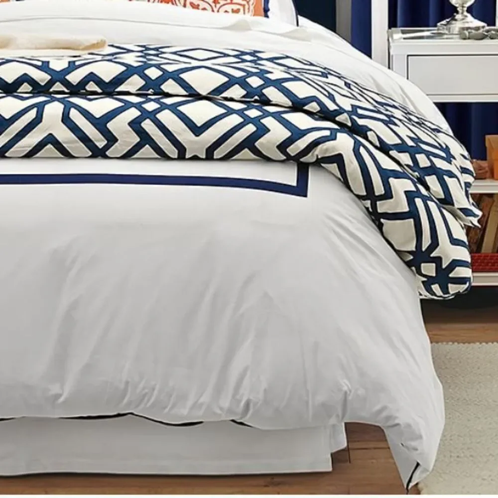 Pottery Barn Basic Pleated Cotton Bed Skirt Cal King